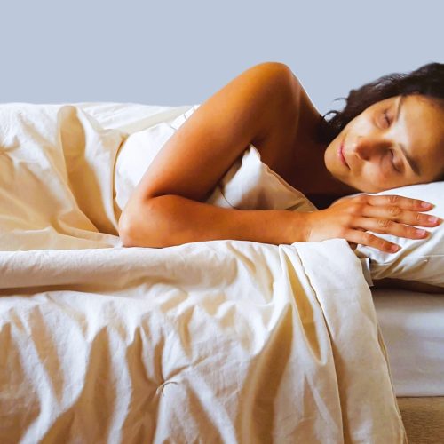 Couette légère en laine pour les mois doux en laine et oreiller en laine