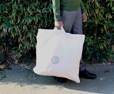 sac en coton pour ranger parfaitement votre oreiller