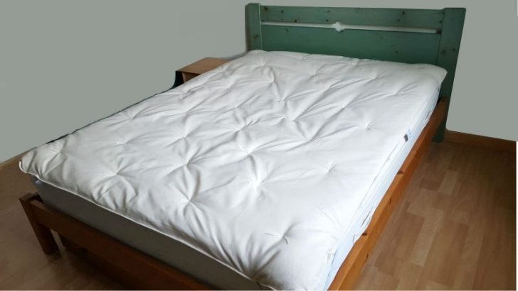 Matelas artisanal laine/coton pour lit 1 personne