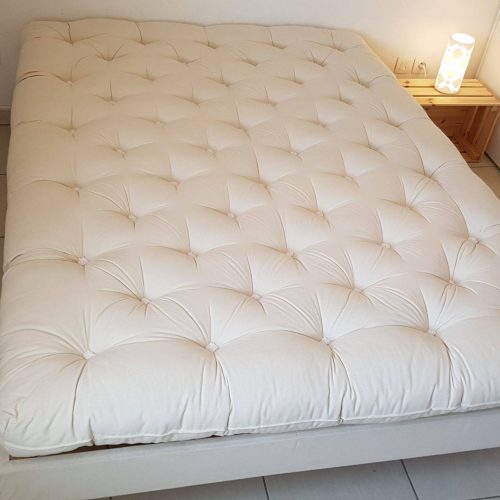 matelas coutil écru