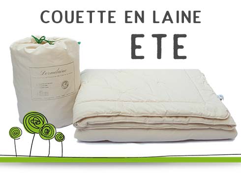 couette laine été