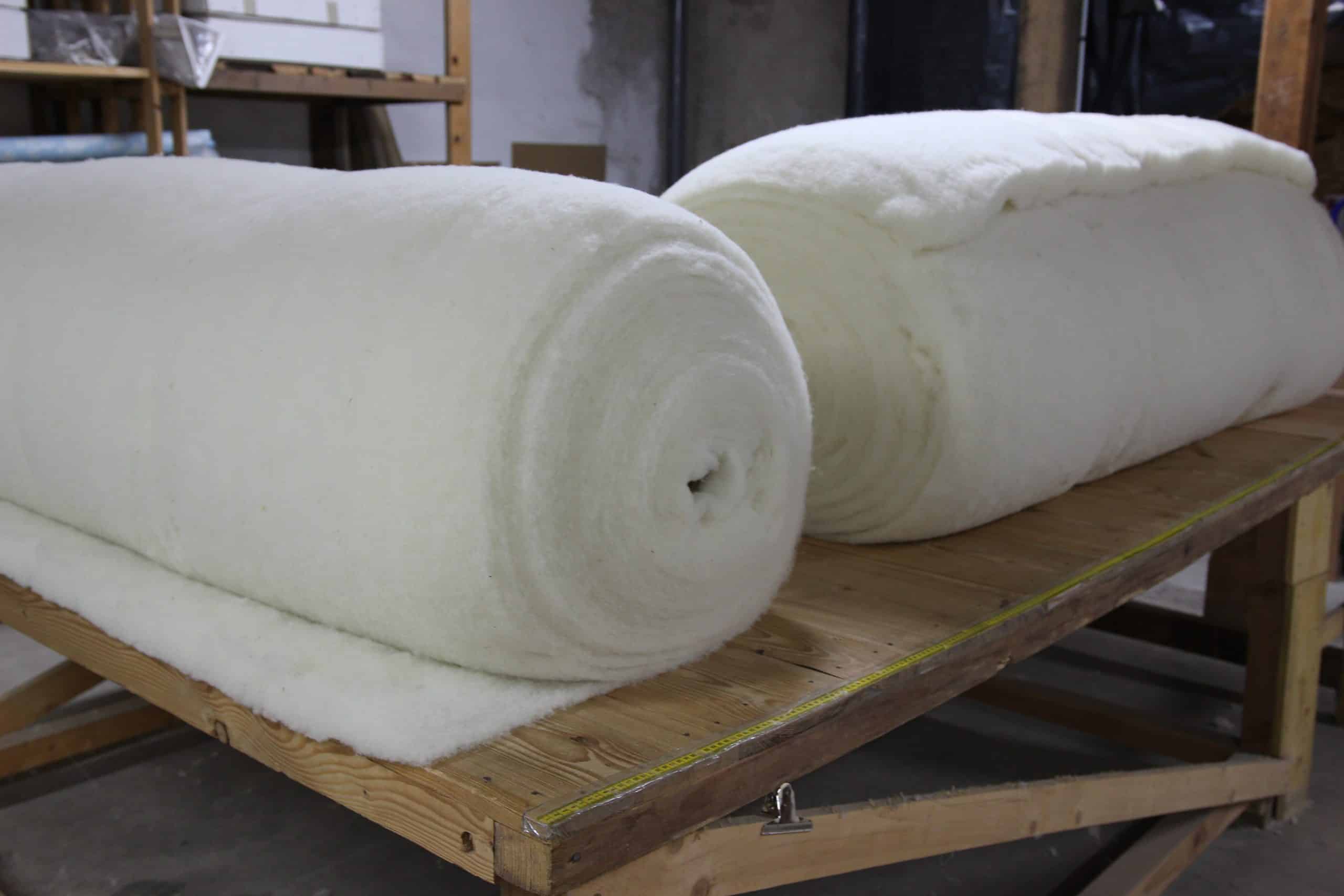 La nappe de laine en différents grammages ou épaisseurs