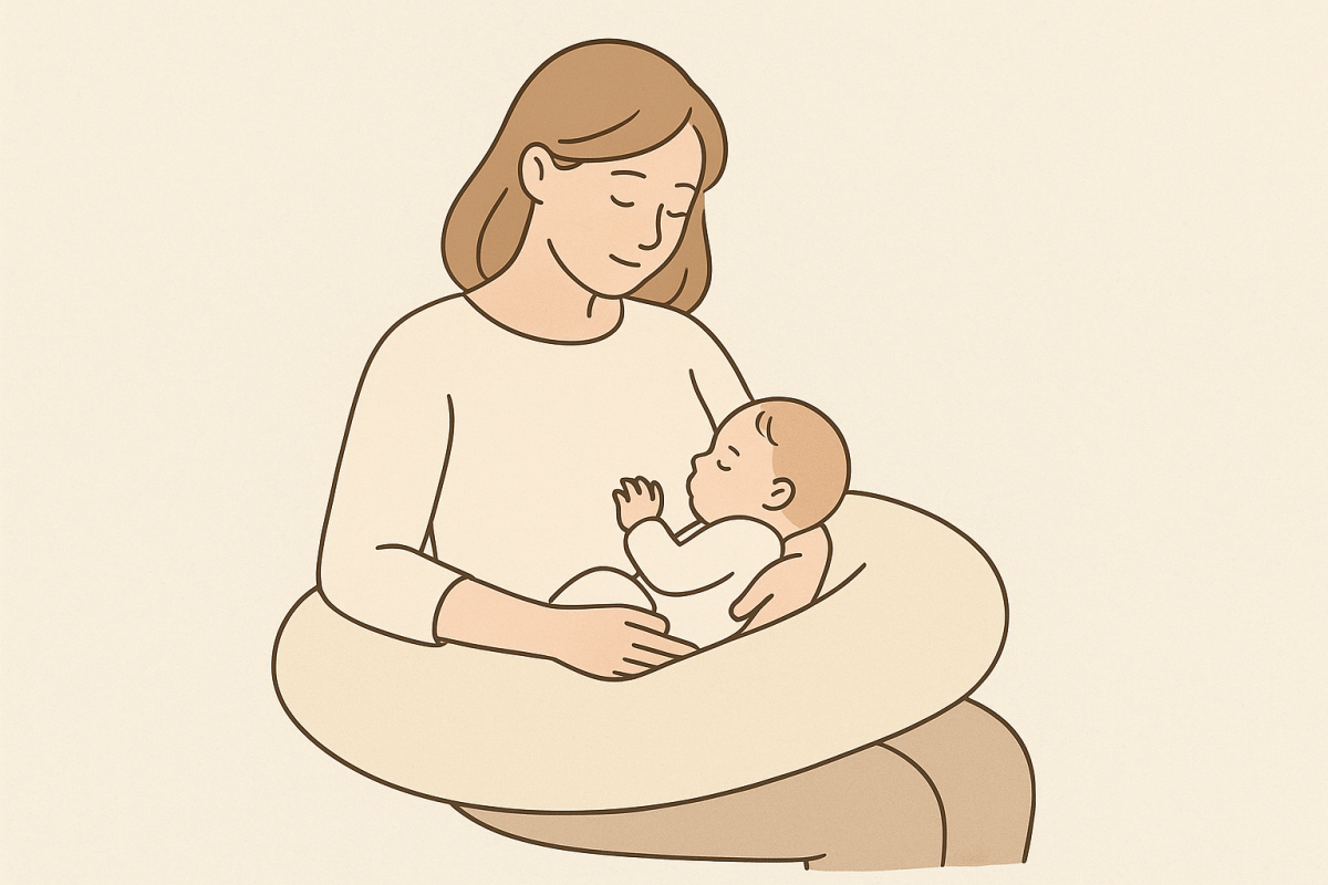 Après l'allaitement, le coussin deviendra un traversin pour le confort de votre lit